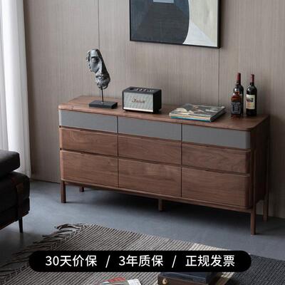A6L山居九斗柜致家家居|复古实木斗柜卧室收纳柜储物柜客厅九斗