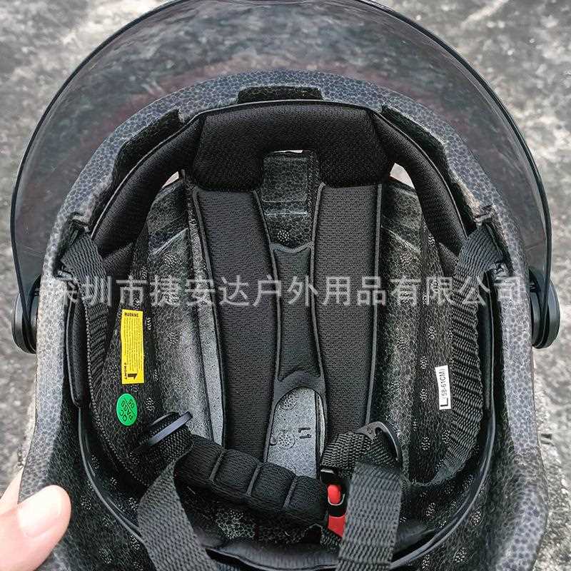 新款直销头盔骑行车冬季防风半盔男女成人保暖安全帽子自行车山地