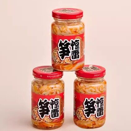惊雷笋原味香辣121g3瓶休闲 ??罐头安吉特产开 ??盖即食笋类制品
