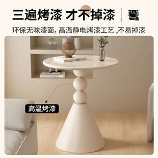 床头柜替代品创意家用现代简约铁艺小型卧室轻奢高级感置物架边几