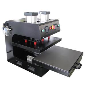 热压机38*38cm上下板发热rosin press 气动双面压烫烫画机热转印