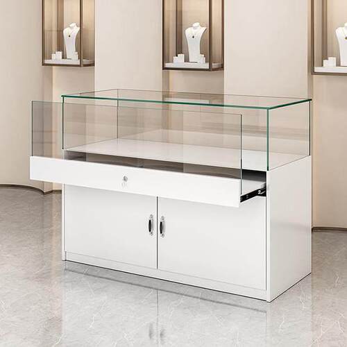 珠宝首饰柜台样品展览陈列柜博物馆文物展台商场玻璃柜产品展示柜