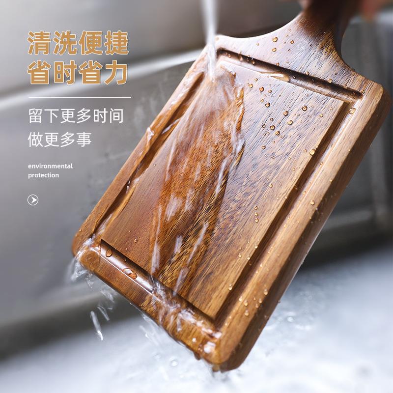 木粘板家用牛厨房木板披萨排烘焙面包实板砧板00000果切菜水板占