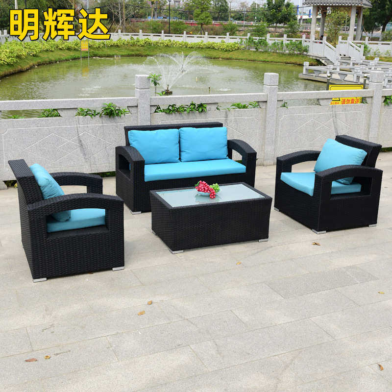 户外庭院沙发组合北欧防水防晒沙发阳台室外休闲椅简约藤制小沙发,商业/办公家具,商用藤编家具,淘宝优惠券,粉丝福利购,淘宝优惠卷