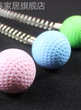 硅胶弹簧拍棒经络敲打捶腿肩颈椎手78176动背部敲打棒 高尔夫球按