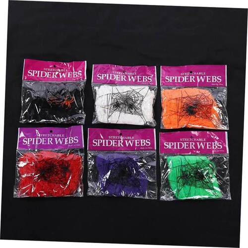 Halloween Decorations Artificial Spider Web Super Stretch Co