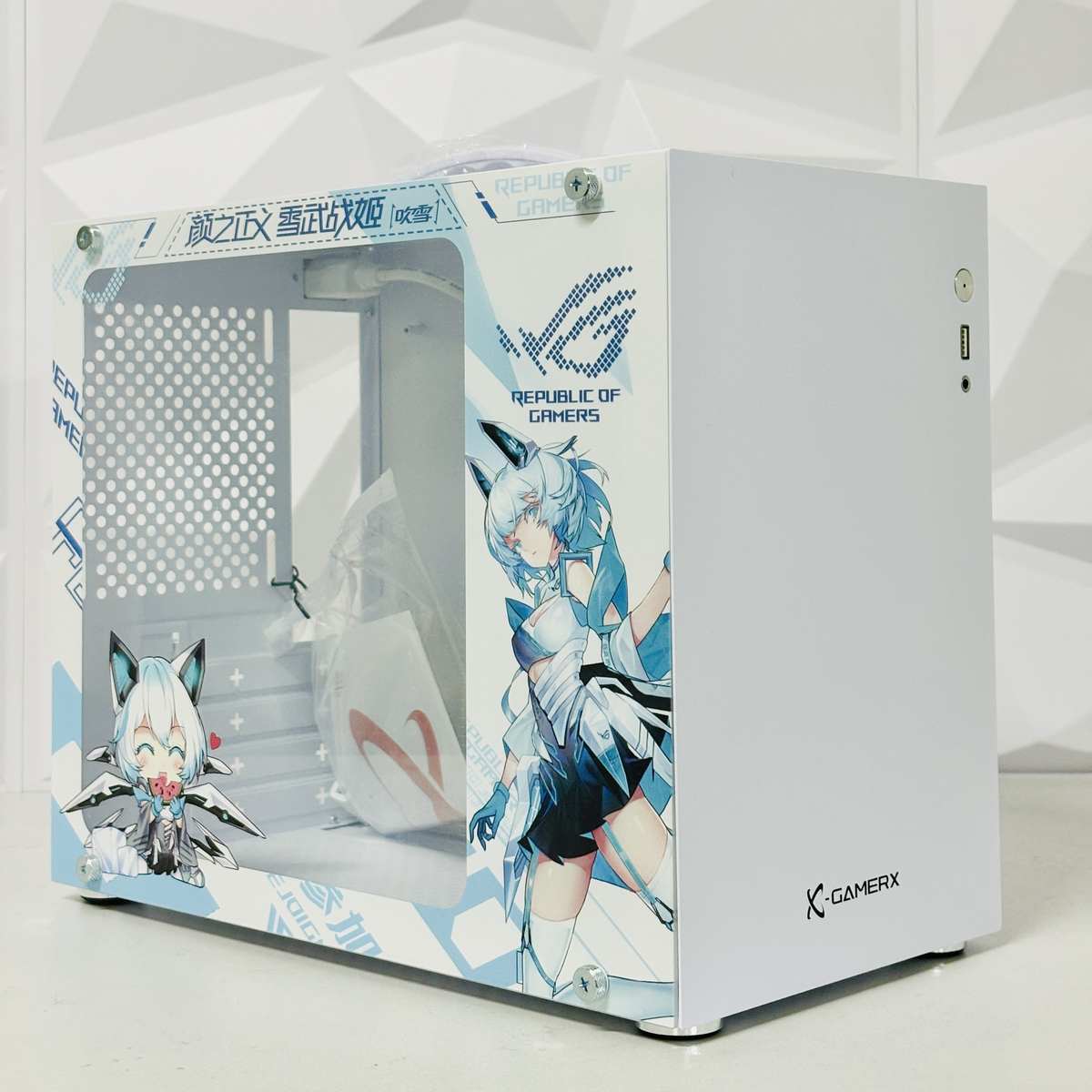 未知玩家X100小机箱手提便携式MATX紧凑型ITX桌面台式电脑机箱