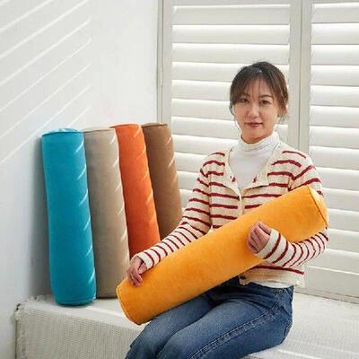 Long Body Pillow Round Cushion Head Leg Back Support