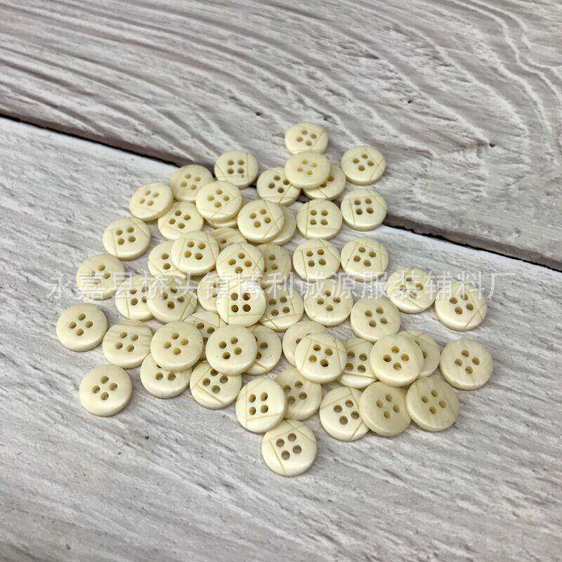 新款直销高档时尚树脂仿木色休闲衬衣纽扣衬衫原木色外套装饰钮扣