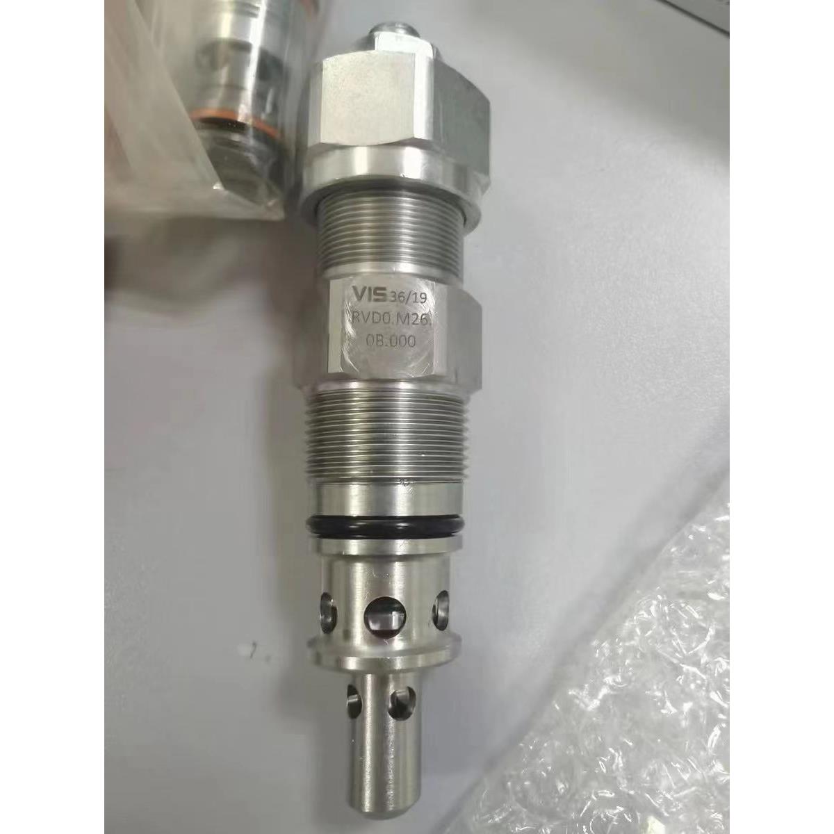 溢流阀液压手动高压系统可调螺纹插装阀RVD0.M26马达泵安全配件阀