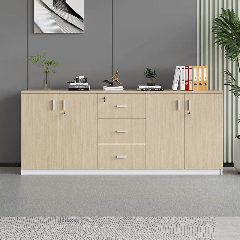 矮柜会议室茶水柜办公室办公柜子文件柜隔断柜带锁储物柜打印机柜