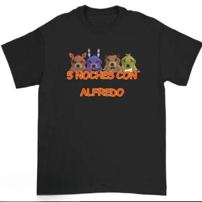 5 Noches Con Alfredo T-Shirt, Unisex T Shirt Menswear Top