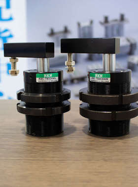 全螺纹转角气缸ASC-TB25/32/40/50/63SL/Rx90底部进气集中配管型