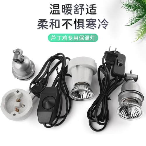 芦丁鸡保温灯鹌鹑取暖灯网红鸡鹦鹉育雏保温灯宠物小鸡加热保温灯