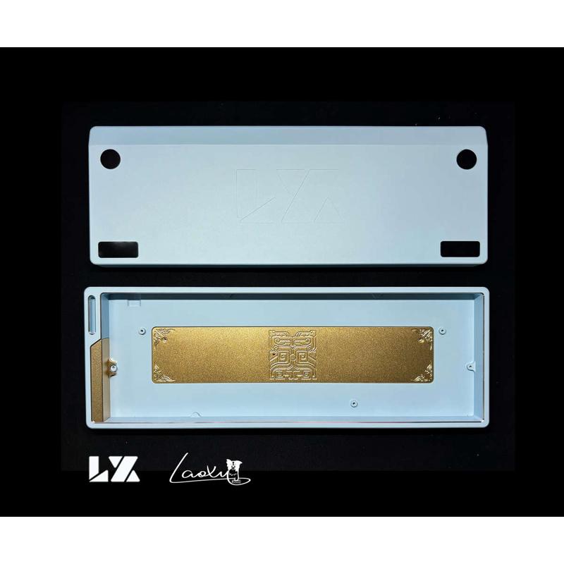 【有电池仓】LX60铝壳 适配GH60 wooting60he小夜wooting铝壳三模