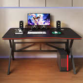桌网吧简易家用办公桌竞写字台电脑桌书桌出租屋学生台式 电游戏