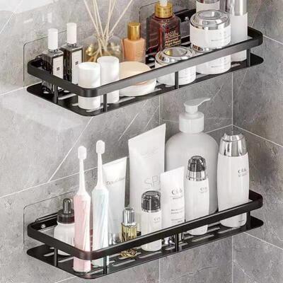 bathroom shelf toilet storage rack no punching shower racks