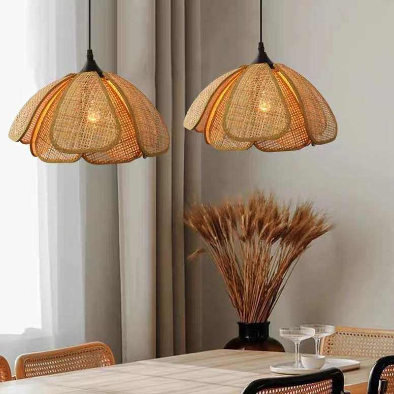 法式奶油风花瓣吊灯壁灯北欧简约餐厅客厅卧室日式中古风艺术感花,家装灯饰光源,客厅吊灯,淘宝优惠券,粉丝福利购,淘宝优惠卷