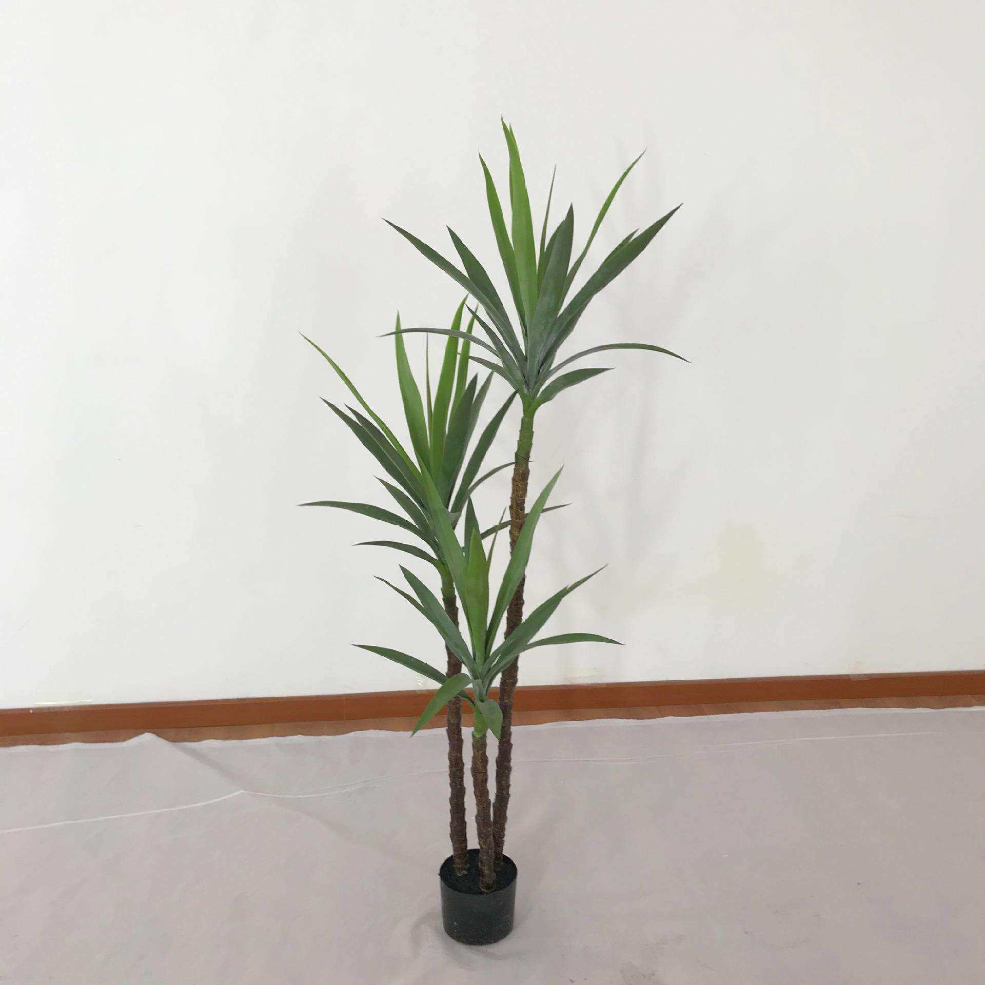 仿真植物剑麻盆栽客厅橱窗设计女装店仿生绿植盆景北欧落地摆件