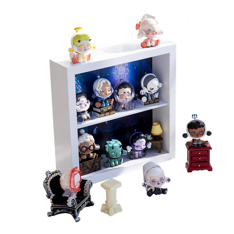 展示柜泡泡玛特DIY亲子装饰画