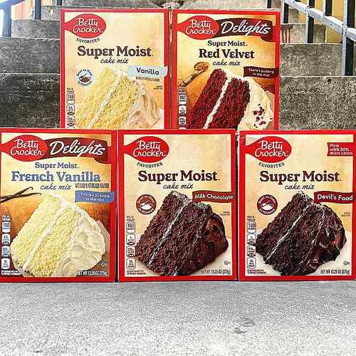 美国Betty Crocker Cake Mix魔鬼 牛奶 柠檬香草巧克力蛋糕预伴粉