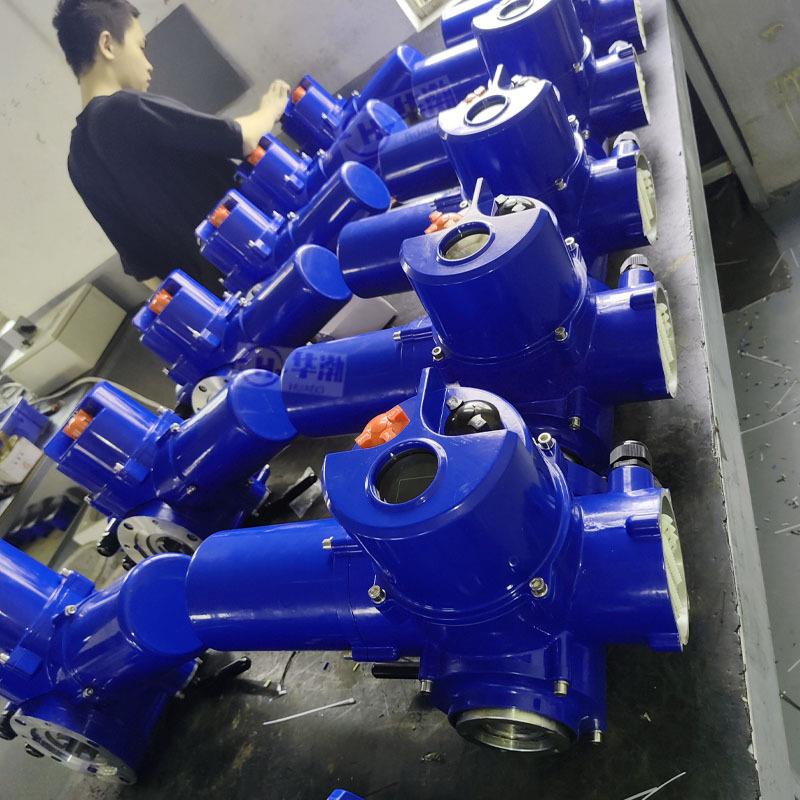 300N.M多回转阀门电动执行器DZW30-18智能一体化4-20mA模拟量控制