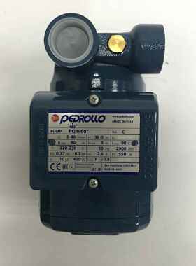 意大利原装PEDROLLO佩德罗PQ60-PQM60机床线切割高压循环水泵油泵