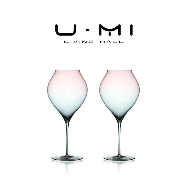 U Mi LIVING · 桃花 | 超薄红酒杯勃艮第杯高脚杯渐层红酒杯酒具