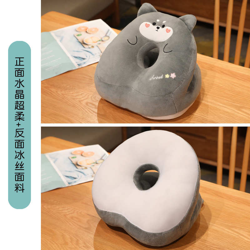 凉席午睡枕办公室午睡趴睡抱枕小学生午休桌上趴趴枕四季通用