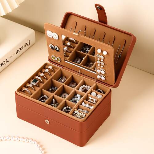 Home Jewelry Box for Classical Multi-layer Storage, Anti-oxi