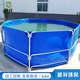 支架可 防漏游泳池养殖水池户外拆卸鱼池pvc移动折叠布 大型