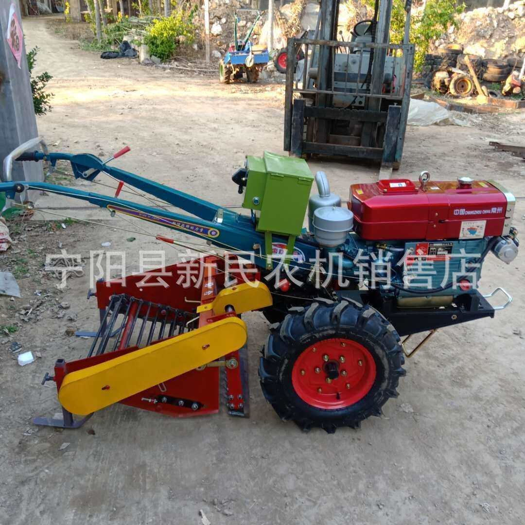 12马力手扶车农用手扶拖拉机配多种农具水泵播种机手扶车带收获机