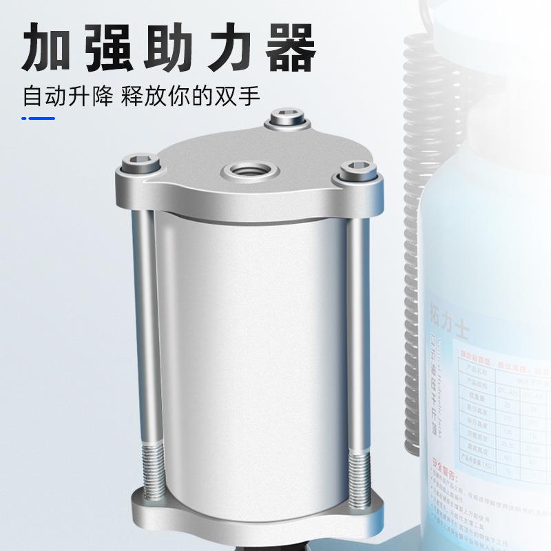 立式液压千斤顶35吨 55吨 手动改气动两用油压千金顶汽修换胎工具
