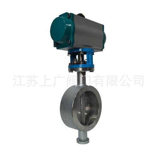 气动粉体专用蝶阀D671W-16P 不锈钢细粉专用气动蝶阀
