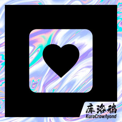 KCA库洛鸦极简之心全透明键帽ROG夜魔wooting磁轴醉鹿PBT键帽