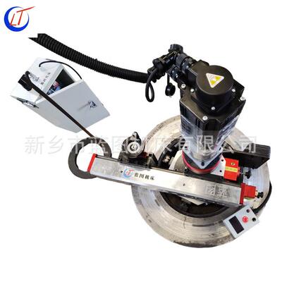 蓝图LTFC610便携式法兰加工车床压力容器法兰平面修复机