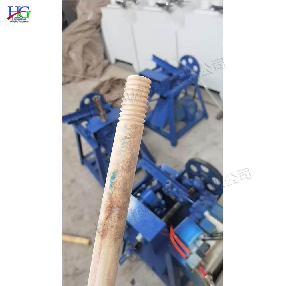 扫把杆木棒开牙机 家具装饰扫把拖把杆圆头机 小型木棒攻丝设备