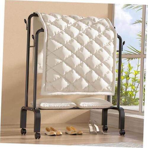 Hanging clothes rack one-pole hanger bedroom simple drying