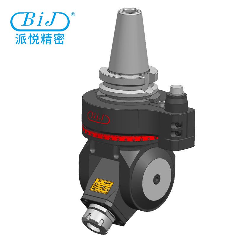 ER2万向角度头系列侧铣头数控中心横向直角90度CNC精密加工筒夹