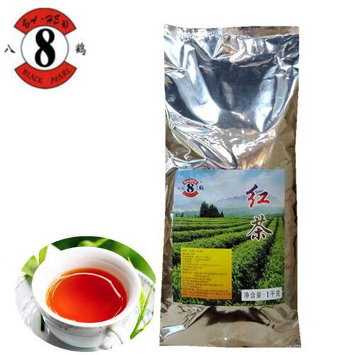 八鹤茶叶 奶茶原料 茶叶    红茶阿萨姆红茶1kg