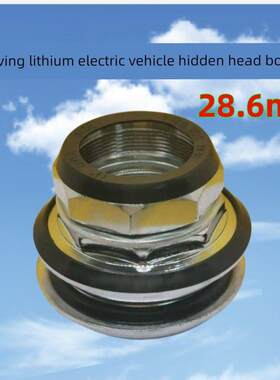驾驶锂电池汽车山地车前碗套电动两轮三轮车转向轴承隐形钢碗