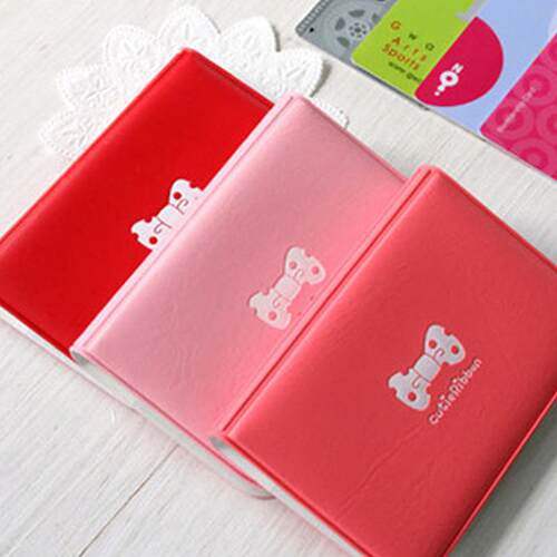 Bow-shaped Card Holder Dog Bone 12-slot Card Case Fashionabl