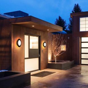 LELJ 过创意墙壁灯室外灯外墙庭阳院灯 9092D户外壁灯道楼梯灯欧式