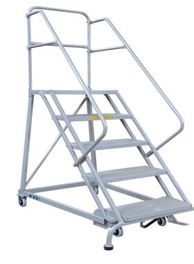 RL型移动式登高梯,自锁难地刹车机构