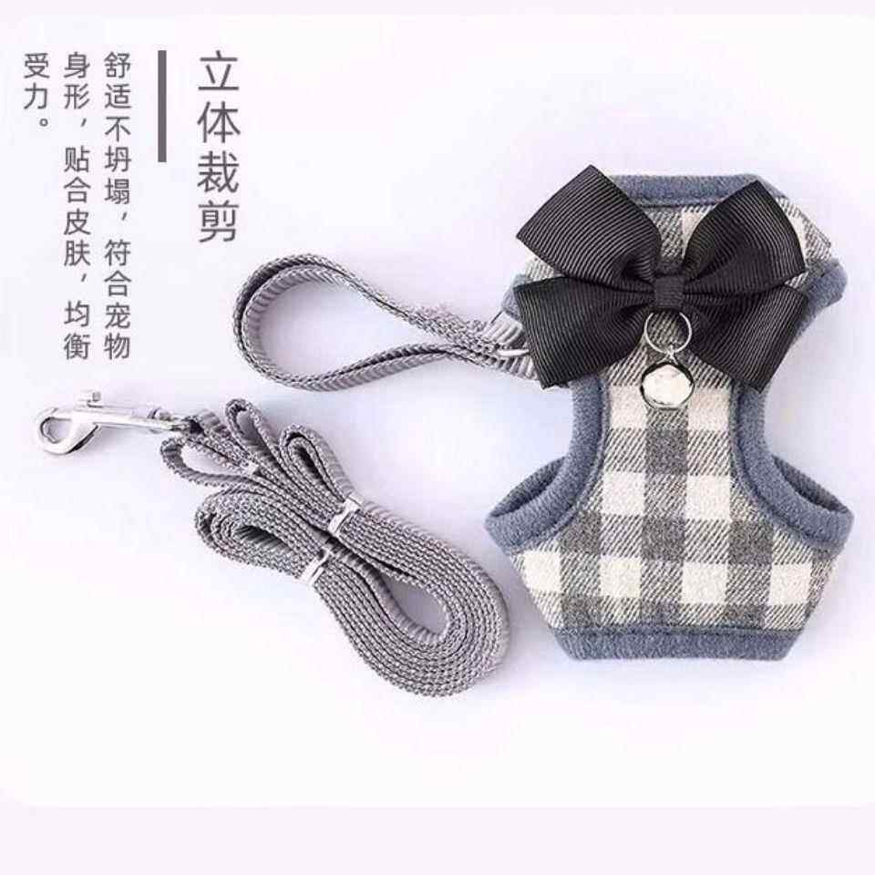 兔子牵引绳防挣脱衣服链子夏兔绳外出绳背心服饰用品小宠专用神器