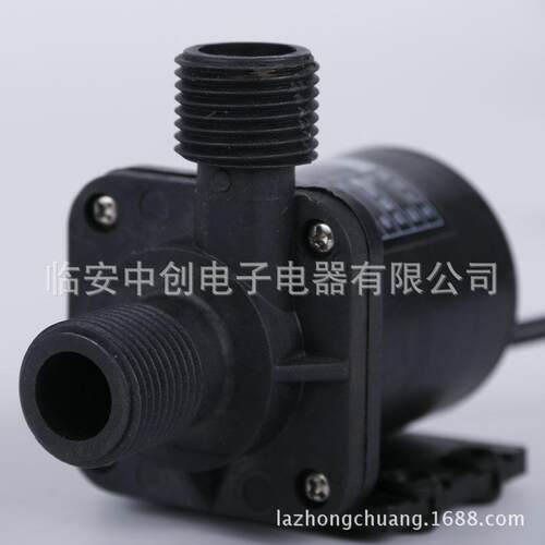 微12v三喷相循环高温水泵QEJ增压太阳潜能热水磁力泵直流型景观泉
