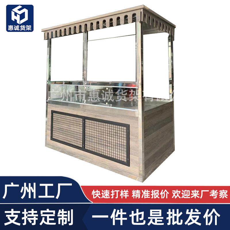 不锈钢货架屠宰场肉联场菜市场分割台层架转运车架子熟食车商用