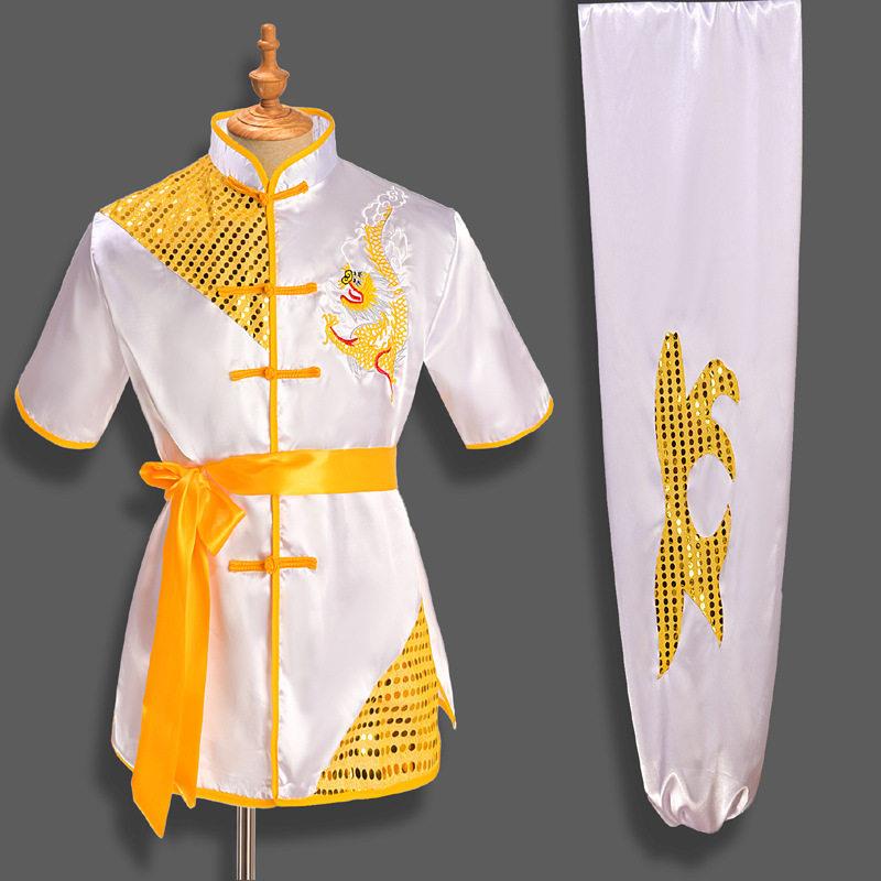 儿童武术服表演服男女练功比赛专用演出服太极服中国功夫训练套装
