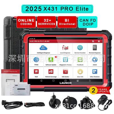 Launch X431 PRO ELITE Car Diagnostic Tool OBD2 Scanner CANFD