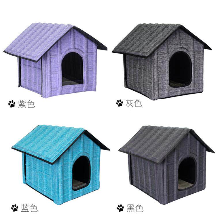 新款直销亚马逊热卖猫房子猫窝 EVA防水户外猫咪小屋 可折叠宠物